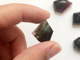 14.5-18mm Tourmaline Cabochon, Tourmaline Fancy Shape Flat Back Cabochon