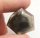 19mm Tourmaline Cabochon, Loose Tourmaline Fancy Shape Flat Back Cabochon