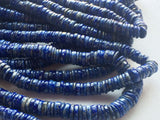 6.5mm Lapis Lazuli Spacer Bead, Blue Lapis Lazuli Plain Wheel, Lapis Lazuli Tyre