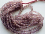 4.5-5 mm Pink Amethyst Bead, Pink Amethyst Spacer Bead, Pink Amethyst Tyre Bead