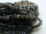 5.5-6 mm Labradorite Heishi Beads, Labradorite Square Spacer Beads, Blue Fire