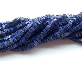 5.5-6 mm Lapis Lazuli Heishi Bead, Lapis Lazuli Square Spacer Bead, Lapis Lazuli