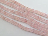 8-8.5 mm Rose Quartz Faceted Spacer Beads, Natural Rose Quartz Tyre Beads, Rose